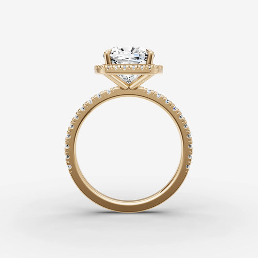 Halo & Pave - Cushion