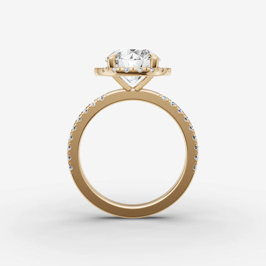 Halo & Pave - Round