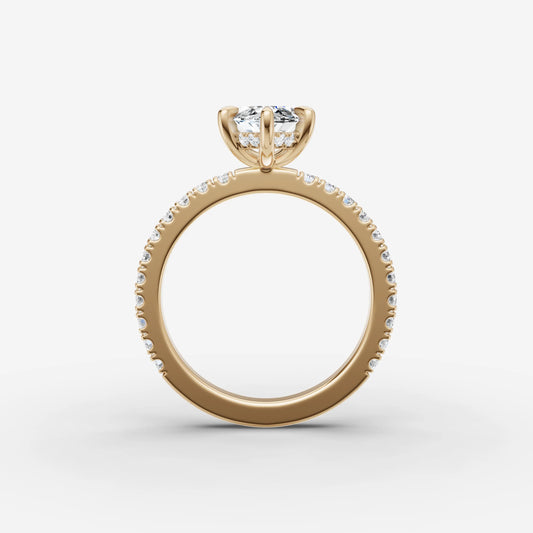 Hidden Halo & Pave - Marquise