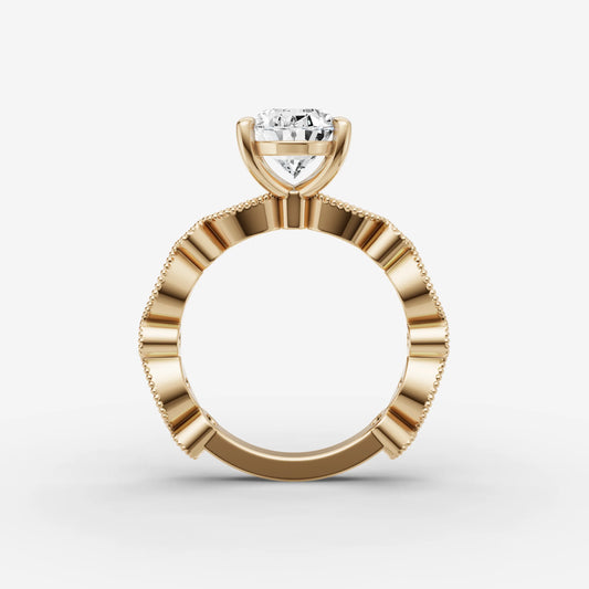 Vintage Pave - Oval