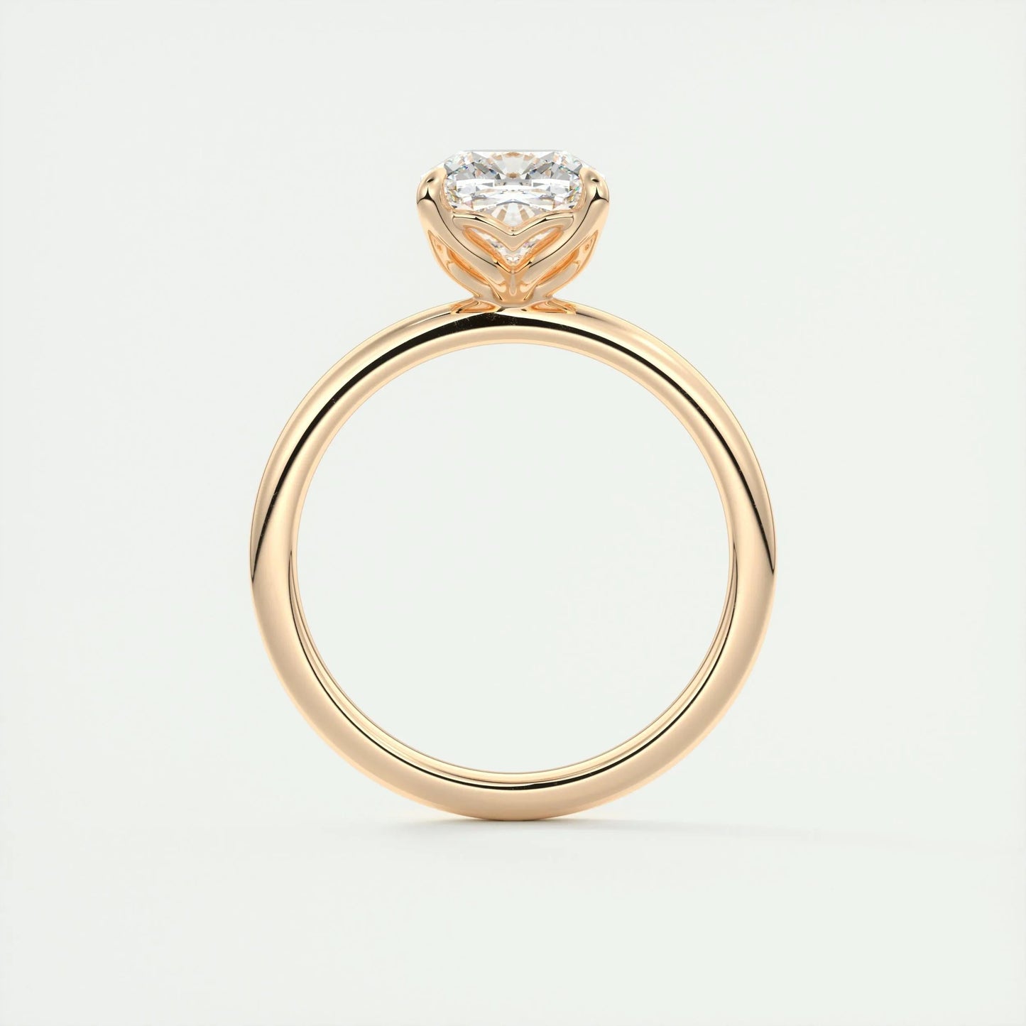 2 CT Cushion Solitaire CVD F/VS1 Diamond Engagement Ring 21