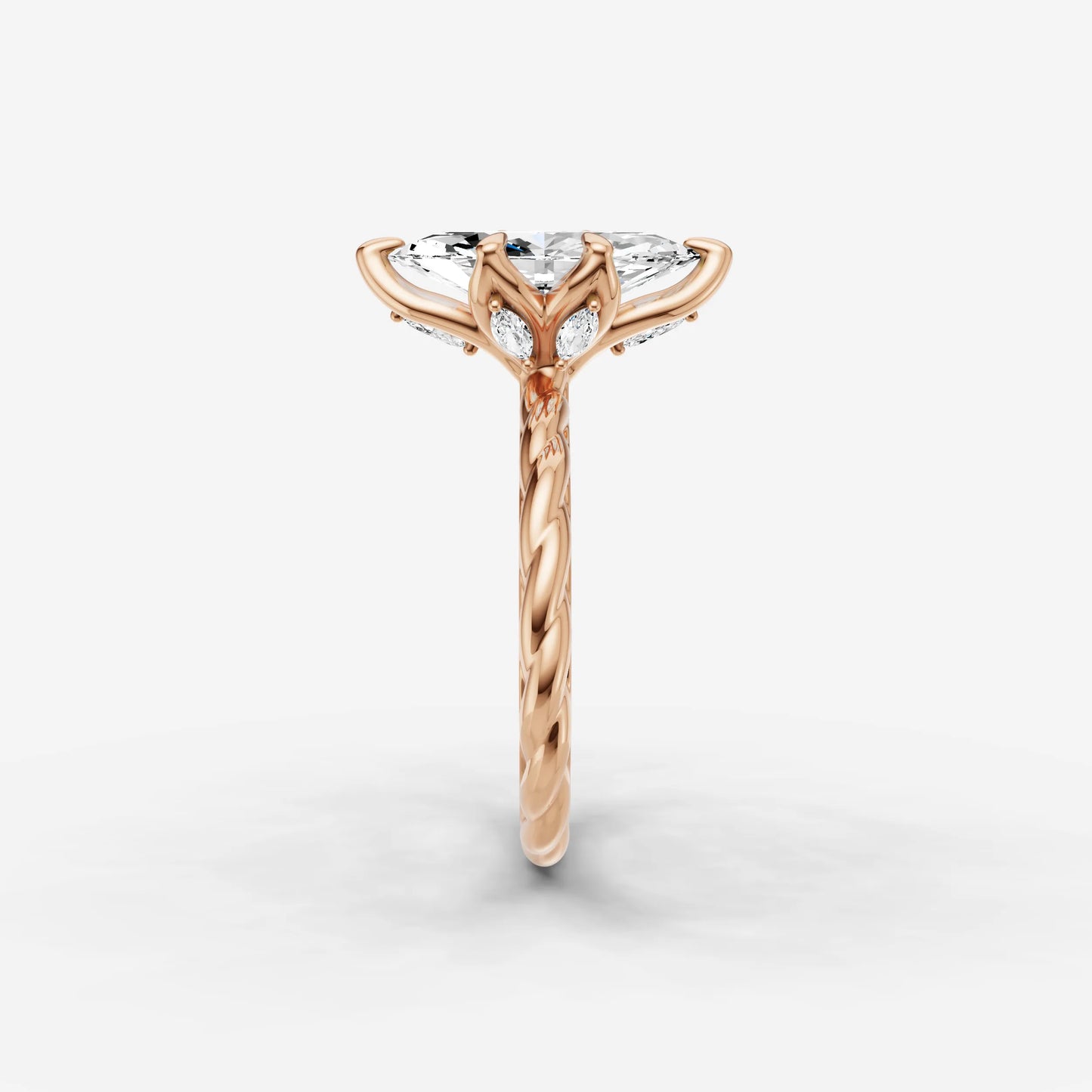 Twisted Shank - Marquise