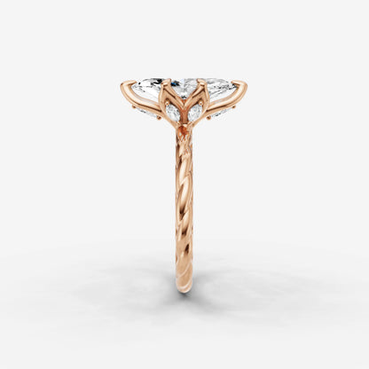 Twisted Shank - Marquise