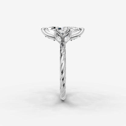 Twisted Shank - Marquise