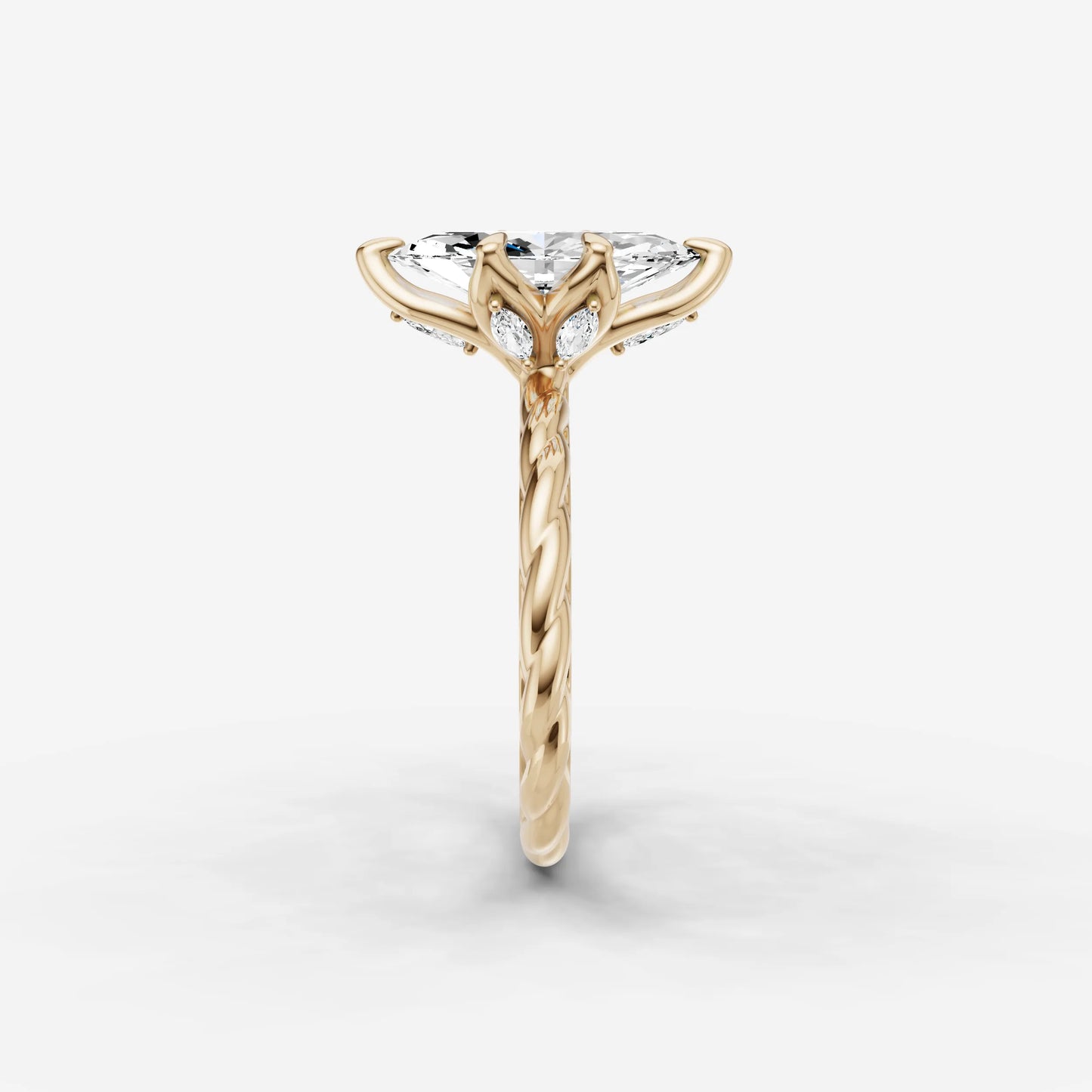 Twisted Shank - Marquise