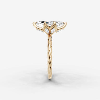 Twisted Shank - Marquise
