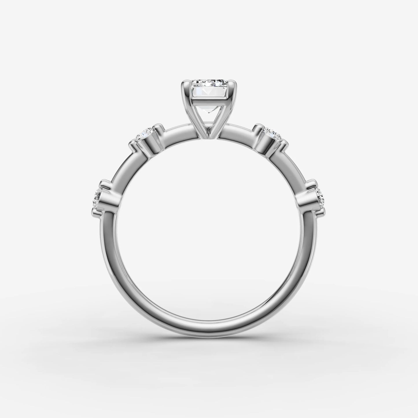 Dainty Pave - Emerald