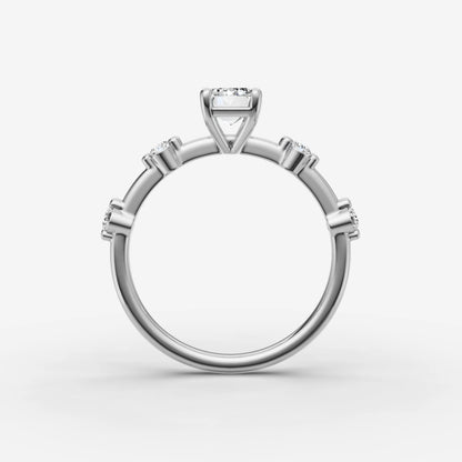 Dainty Pave - Emerald