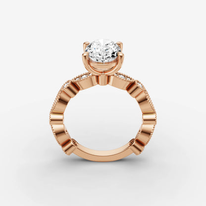 Vintage Pave - Oval