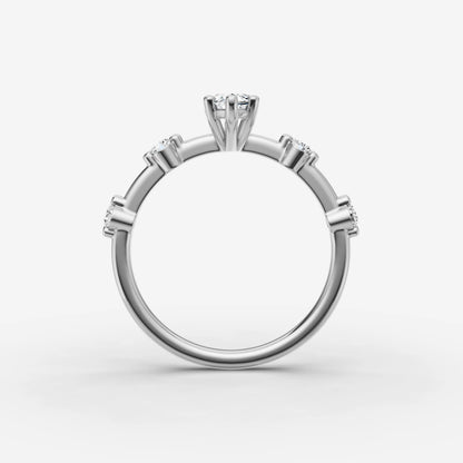 Dainty Pave - Marquise