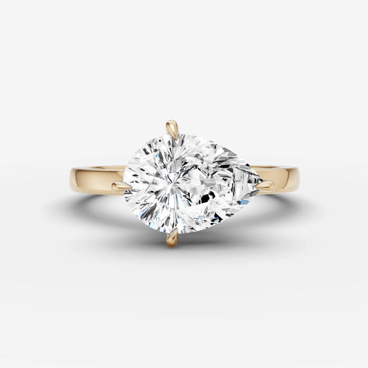 East West Solitaire - Pear