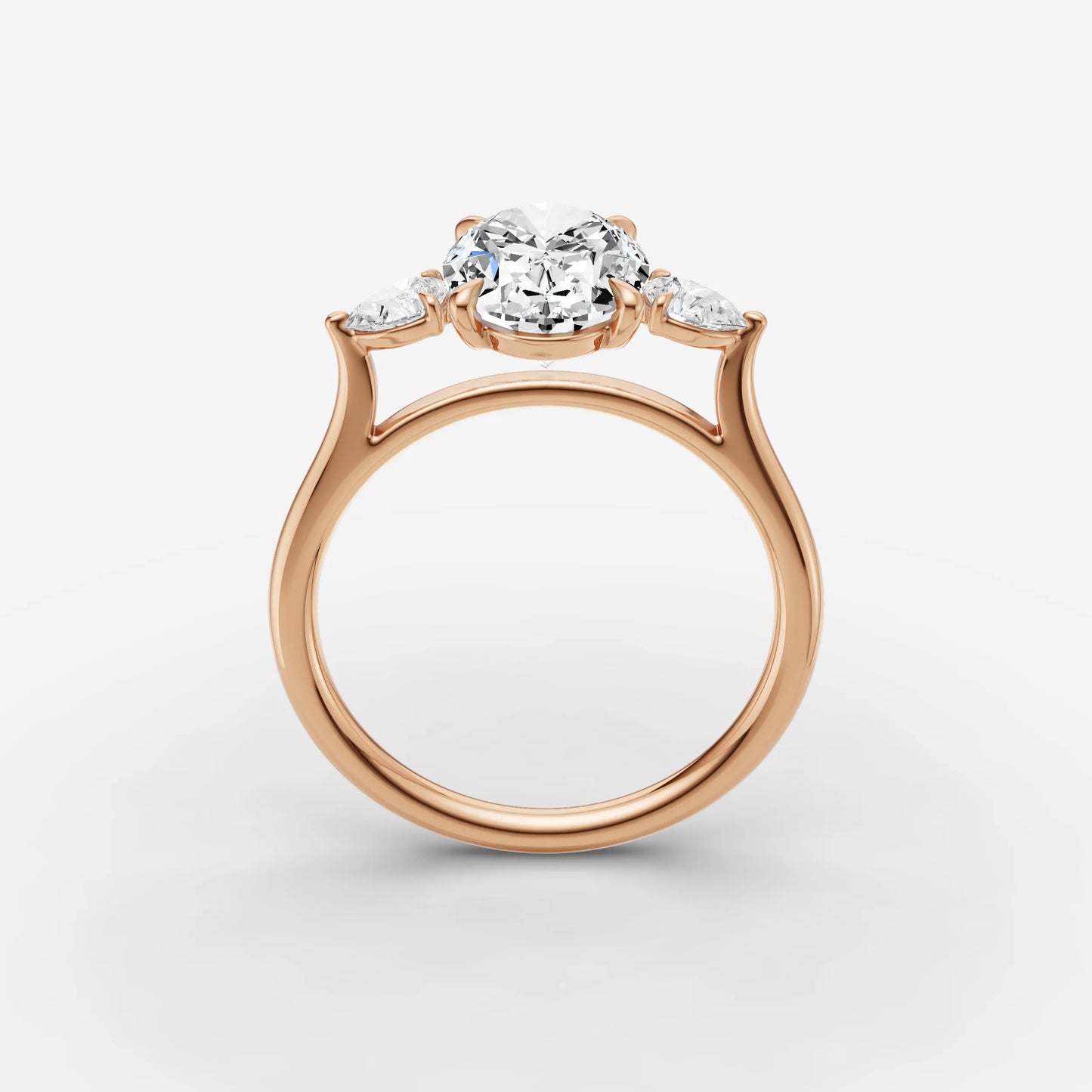 Three Stone - Oval