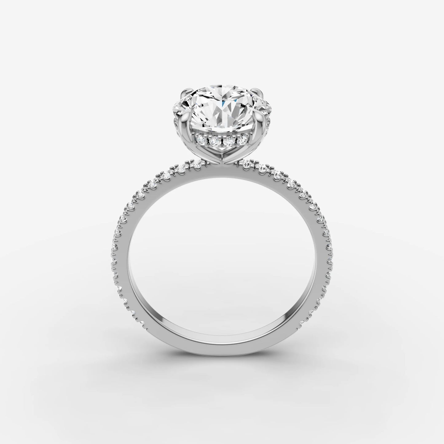 Hidden Halo & Pave - Round