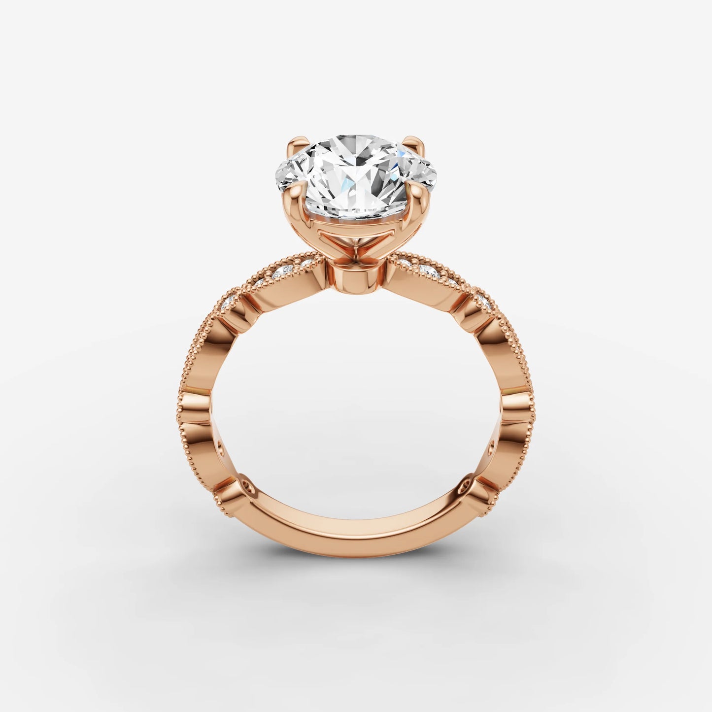 Vintage Pave - Round