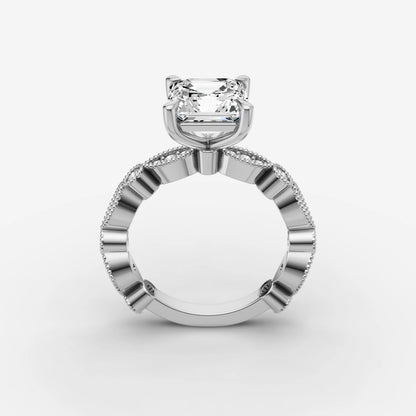 Vintage Pave - Asscher