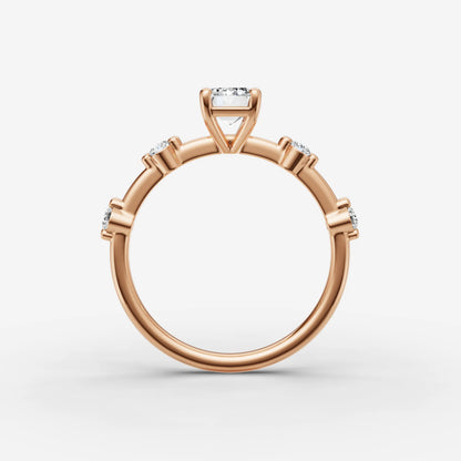 Dainty Pave - Emerald