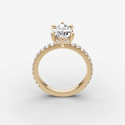 Hidden Halo & Pave - Marquise