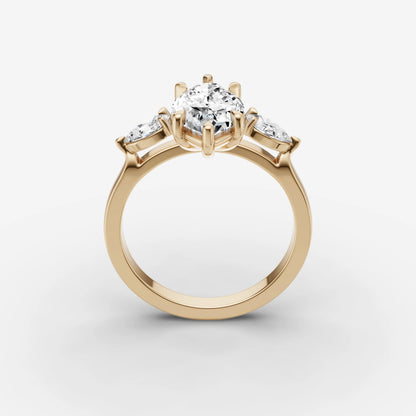 Three stone - Marquise