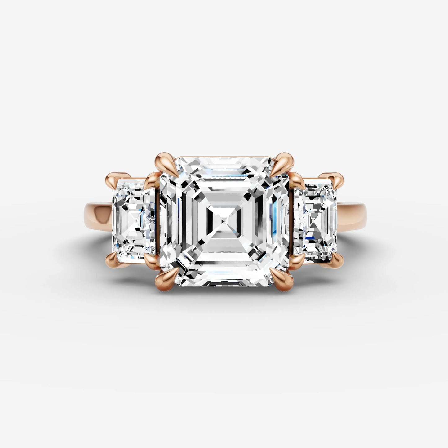 Three Stone - Asscher