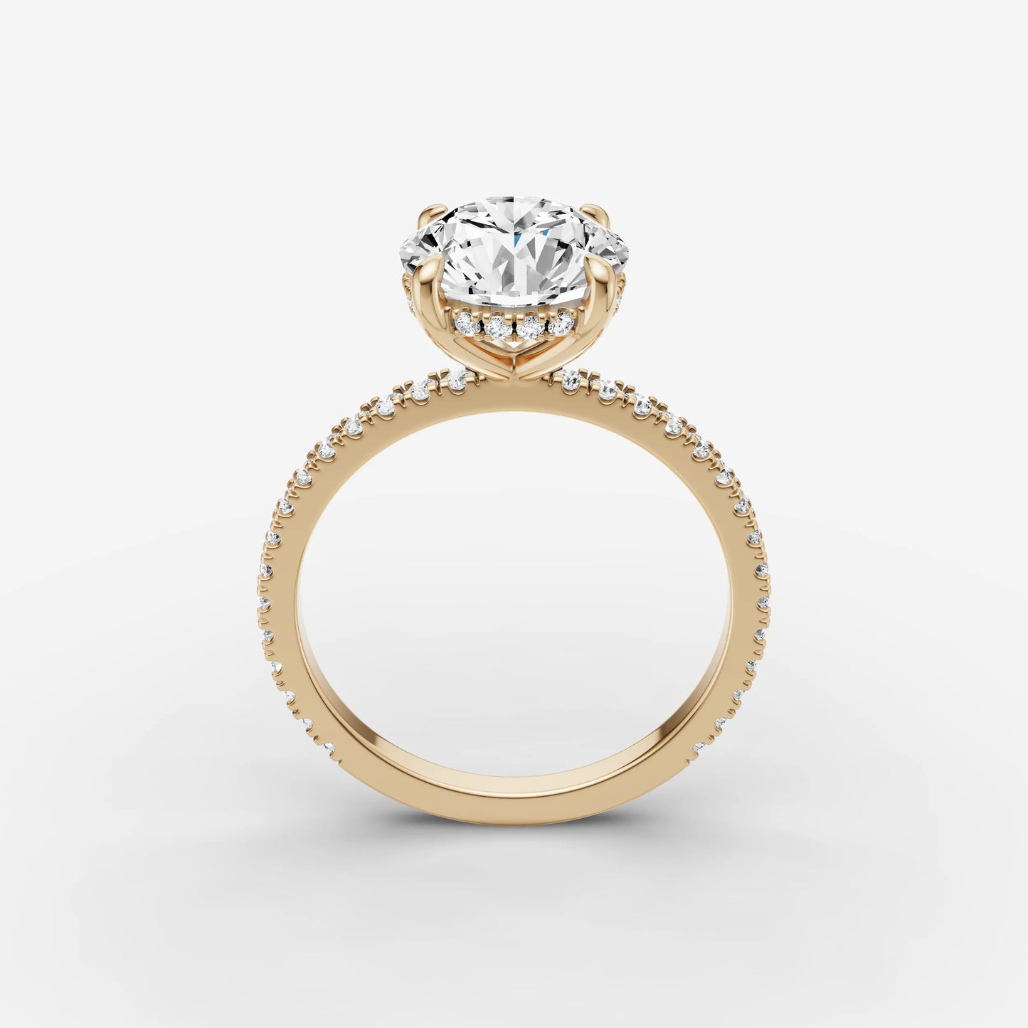 Hidden Halo & Pave - Round