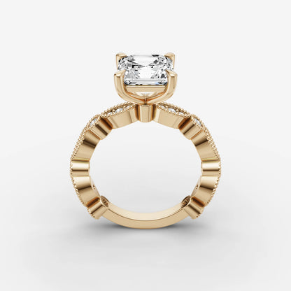 Vintage Pave - Asscher