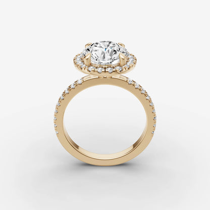 Halo & Pave - Round
