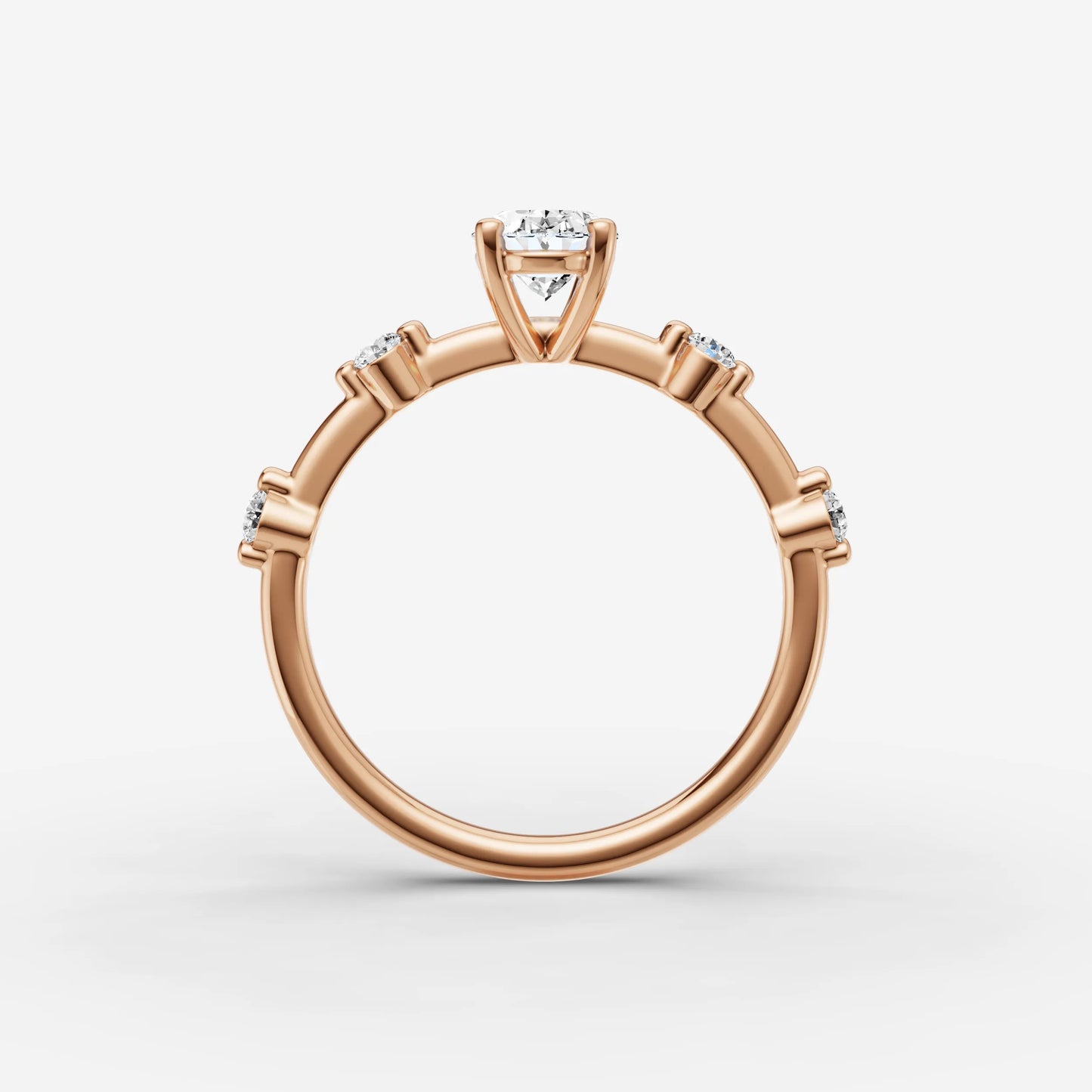 Dainty Pave - Oval