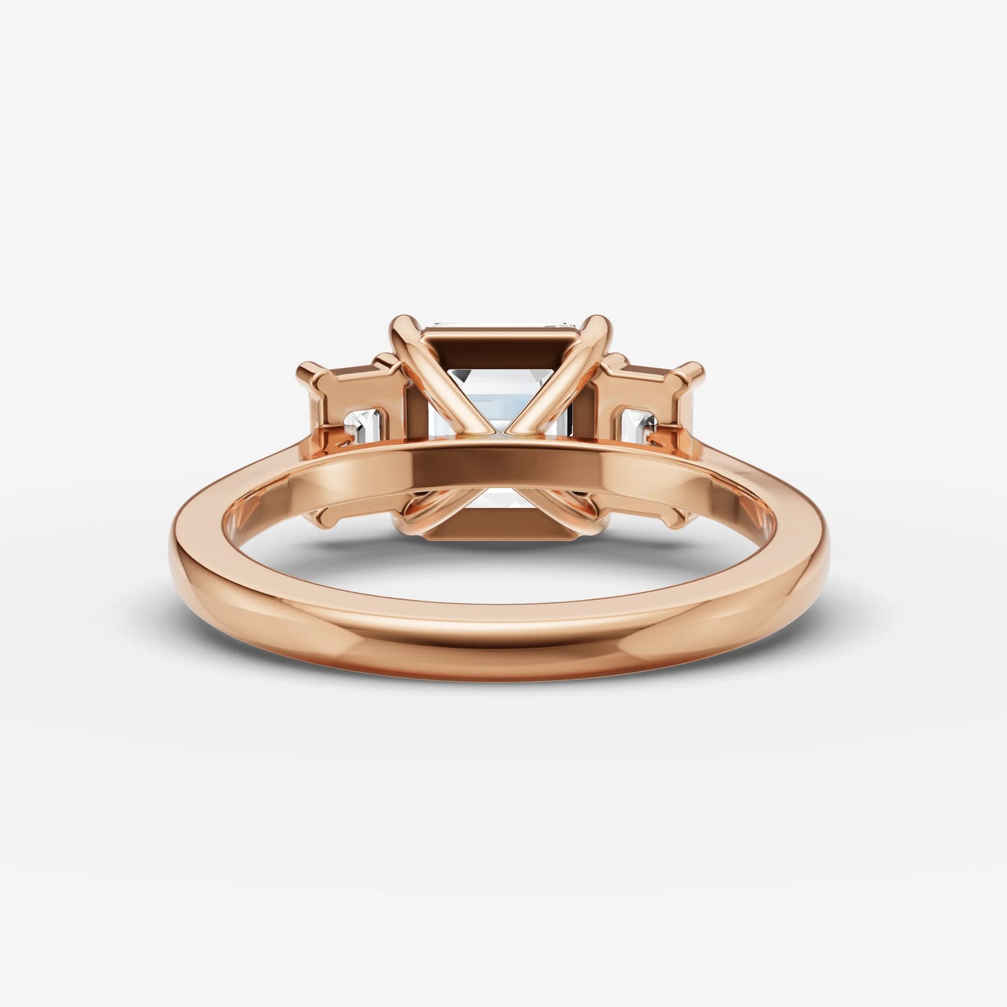 Three Stone - Asscher