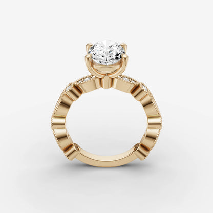 Vintage Pave - Oval