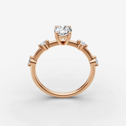 Dainty Pave - Oval