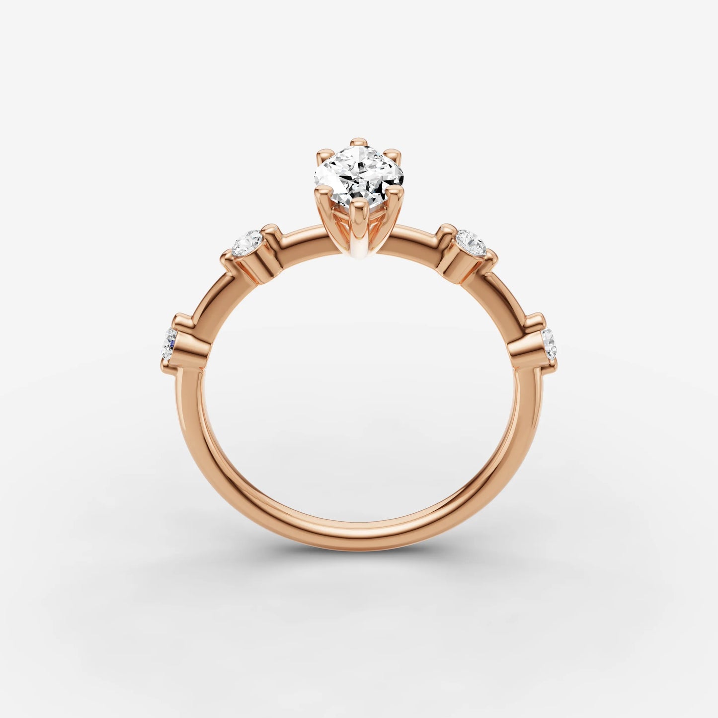 Dainty Pave - Marquise