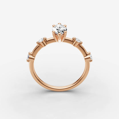 Dainty Pave - Marquise