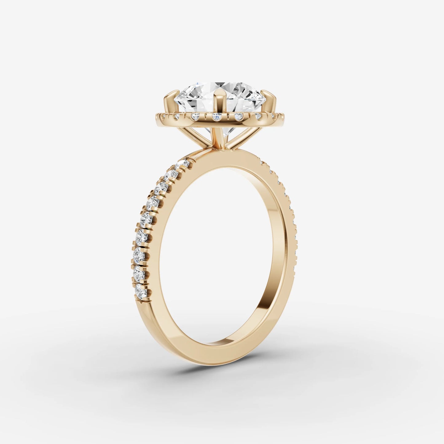 Halo & Pave - Round