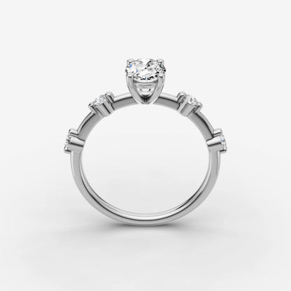 Dainty Pave - Oval