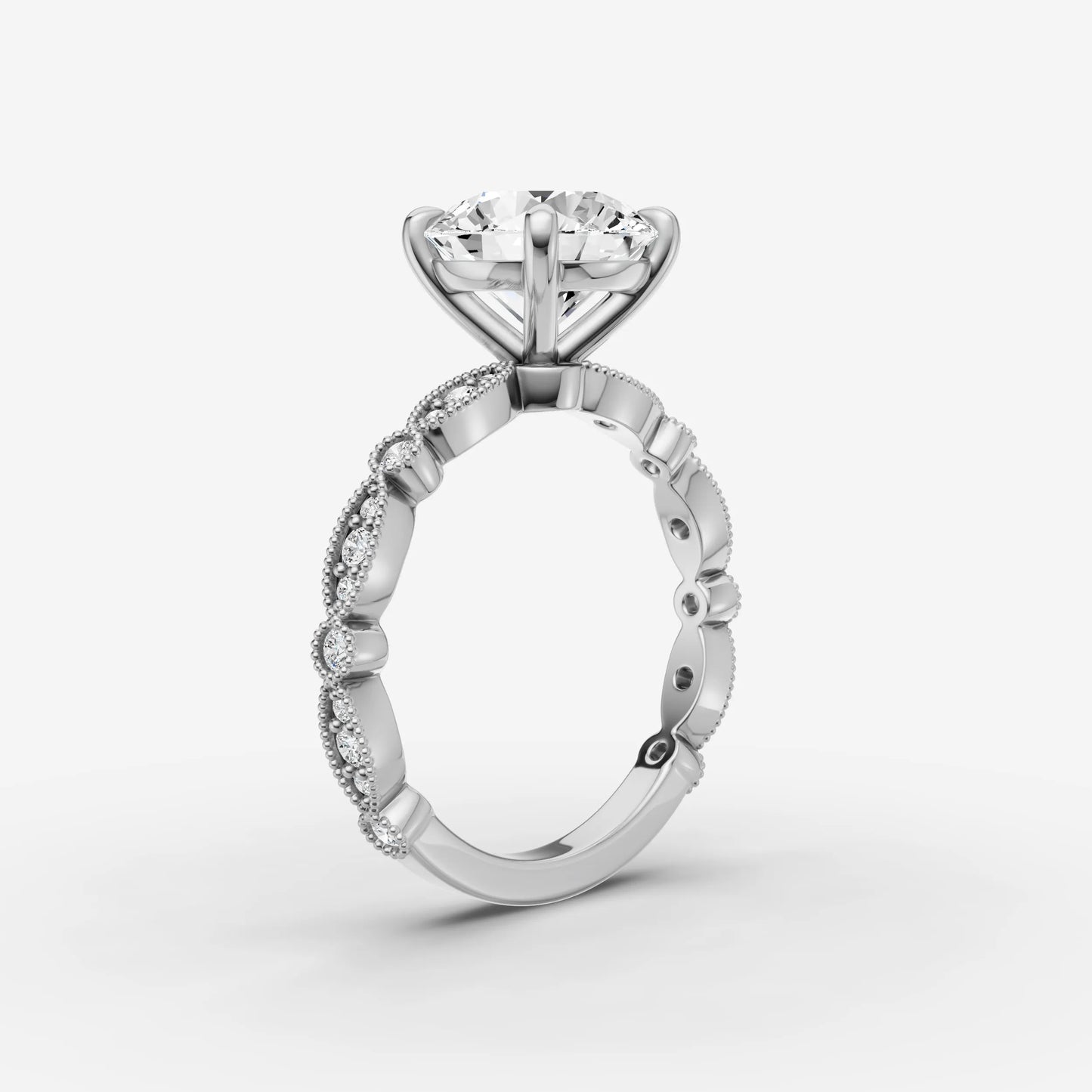 Vintage Pave - Round