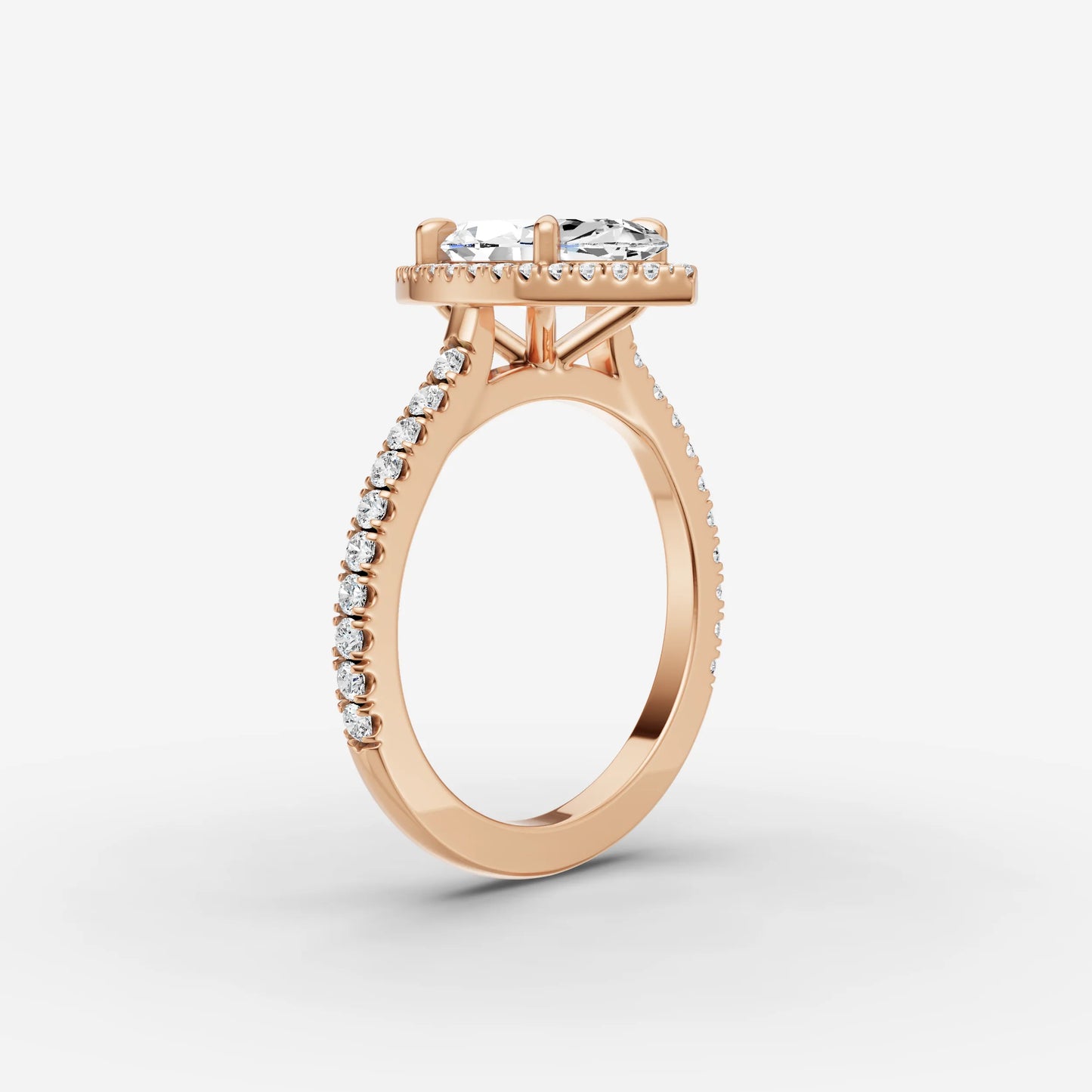 Halo & Pave - Marquise