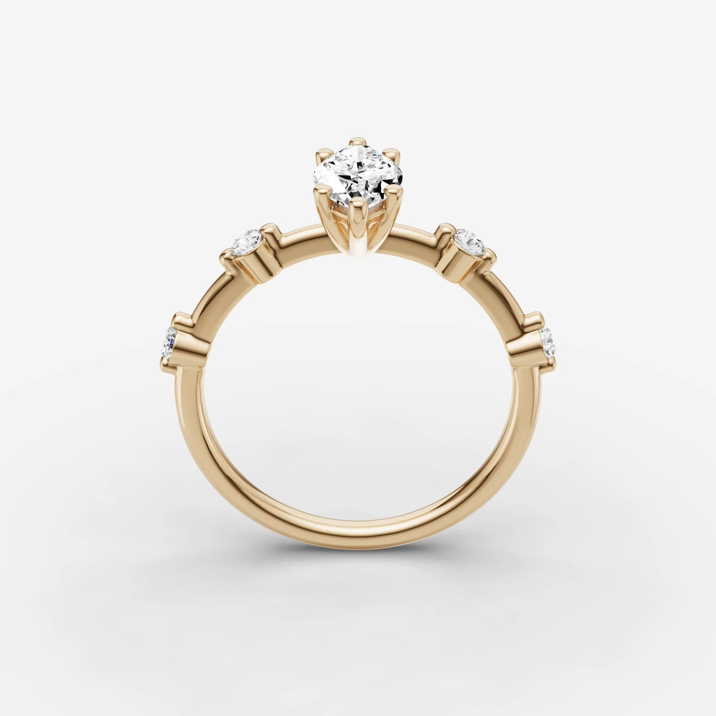 Dainty Pave - Marquise