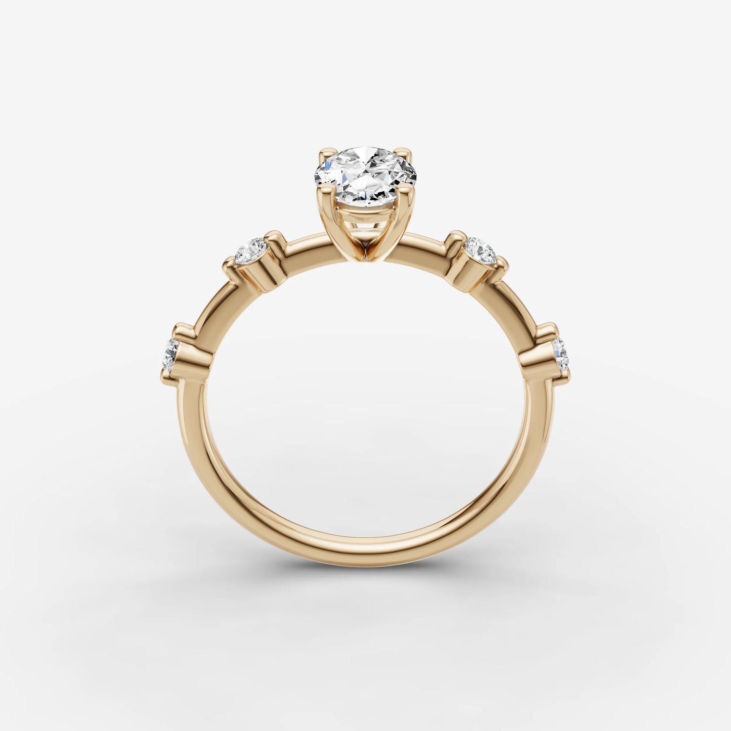 Dainty Pave - Oval