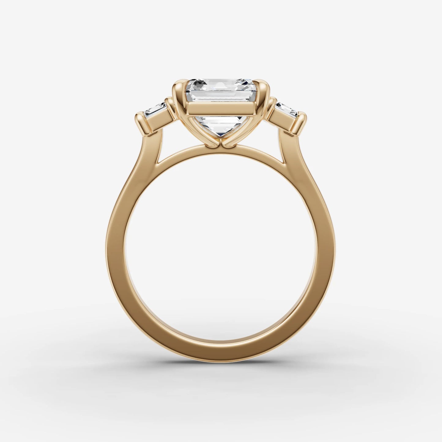 Three Stone - Asscher