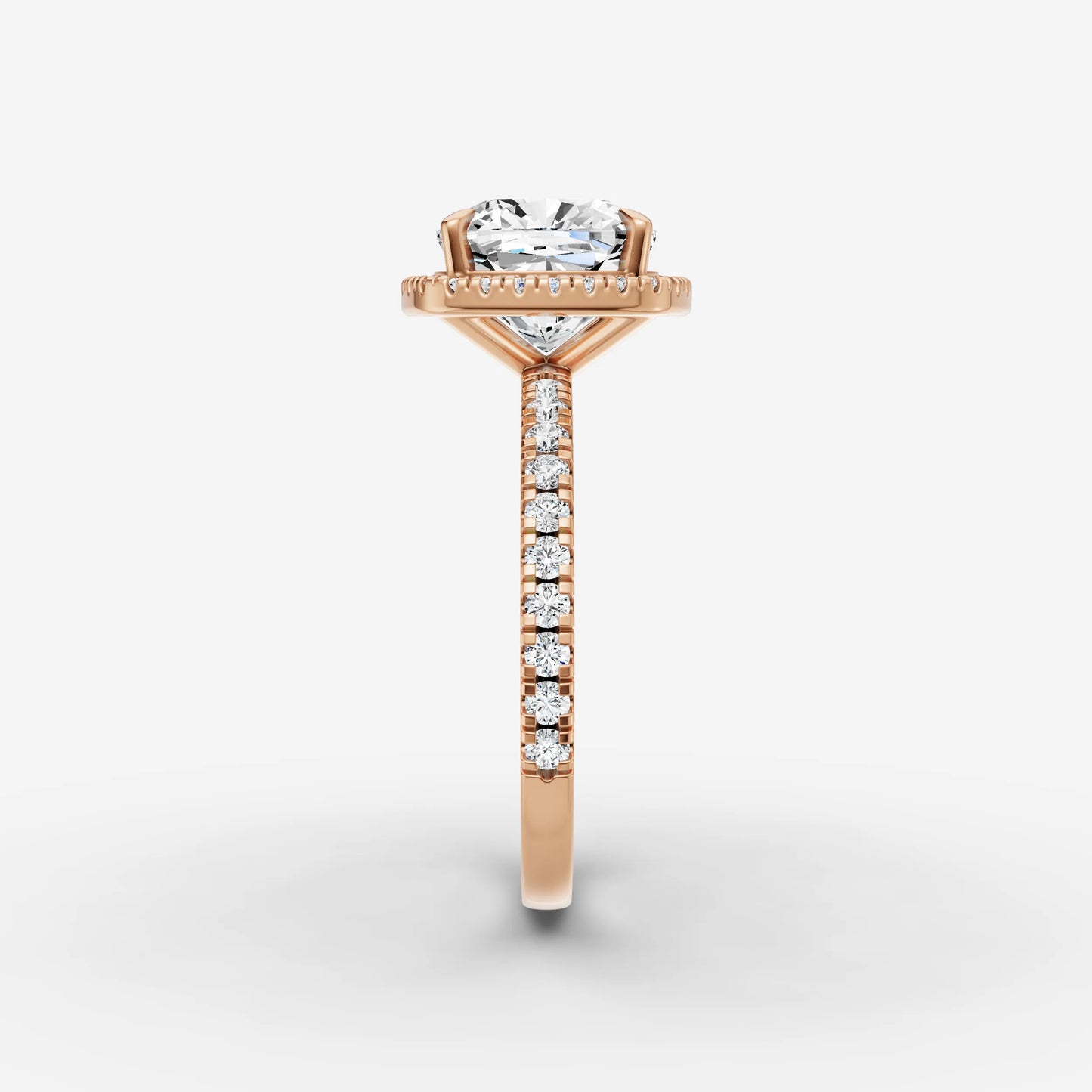 Halo & Pave - Cushion