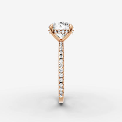 Hidden Halo & Pave - Round