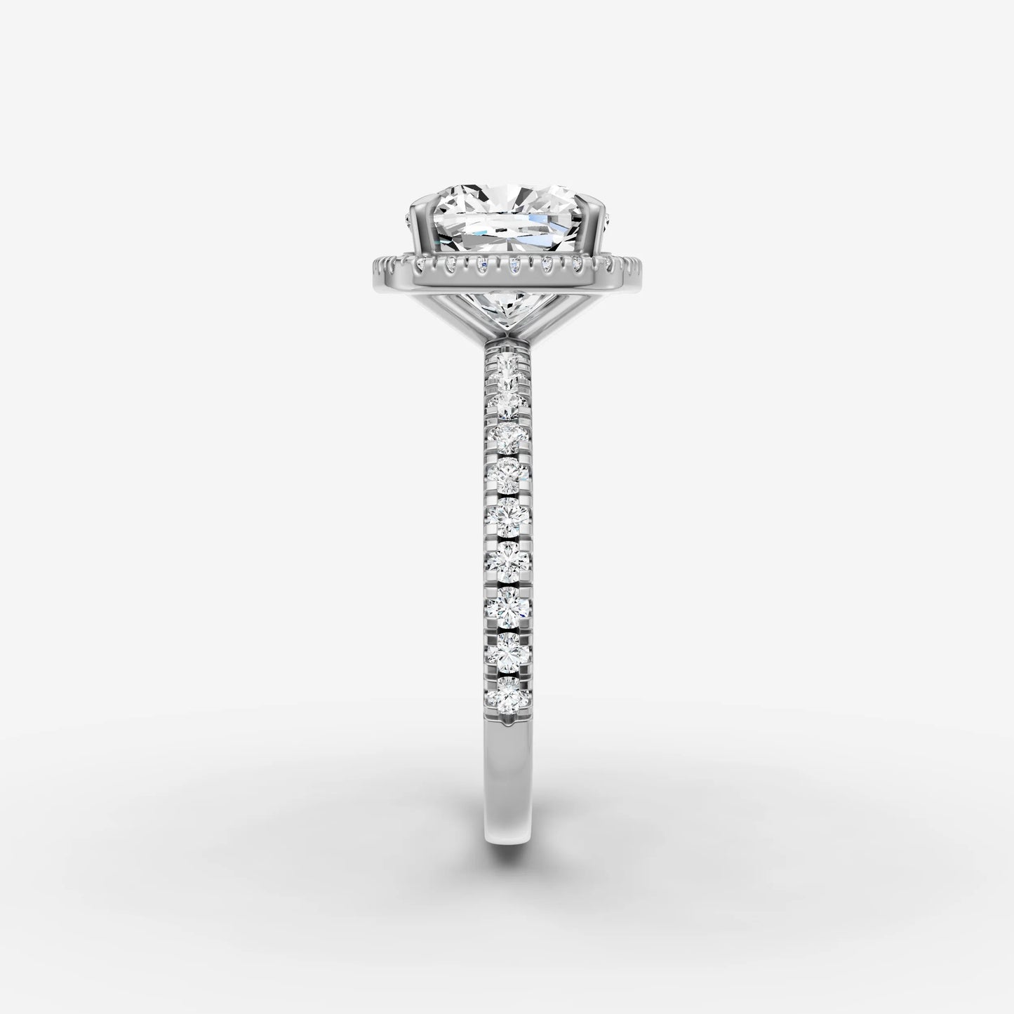 Halo & Pave - Cushion