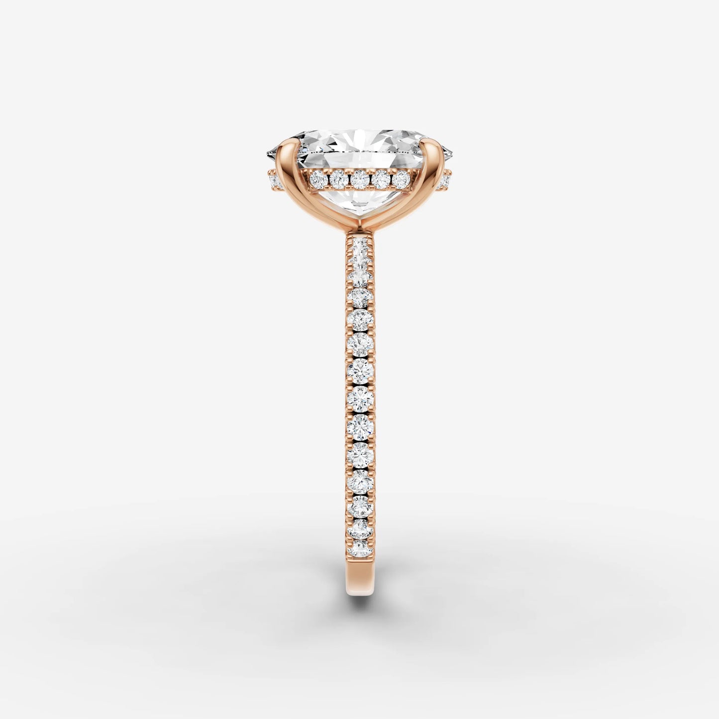 Hidden Halo & Pave - Oval