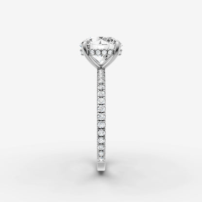 Hidden Halo & Pave - Round