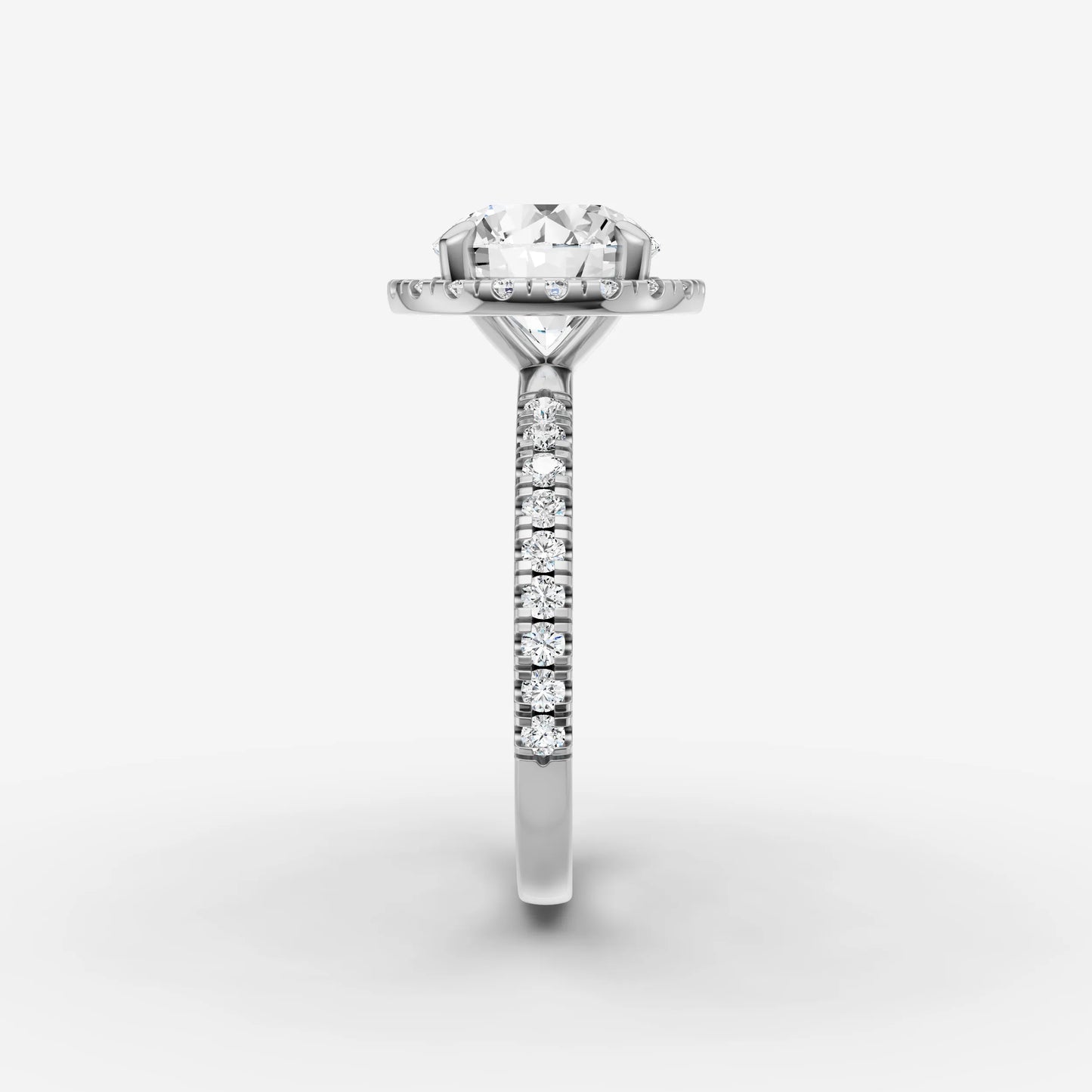 Halo & Pave - Round