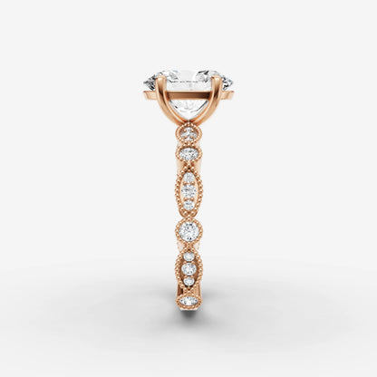 Vintage Pave - Oval