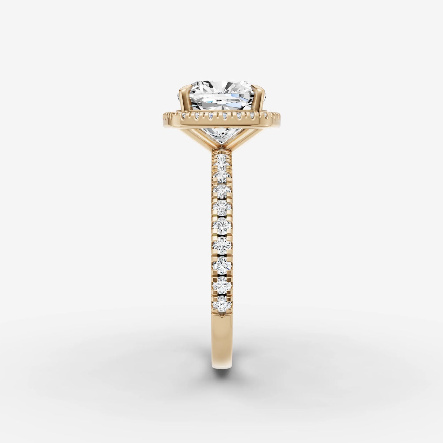 Halo & Pave - Cushion