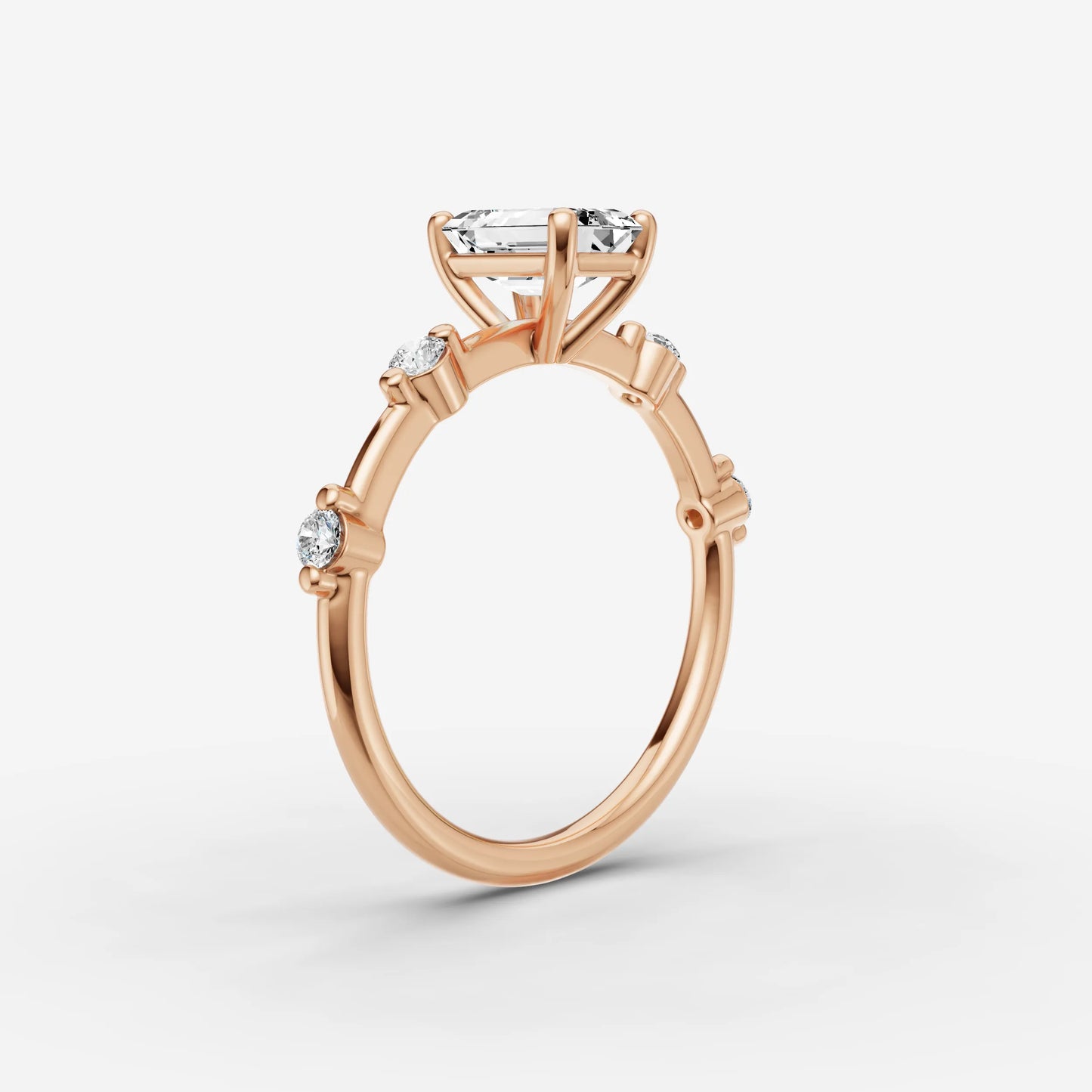 Dainty Pave - Emerald