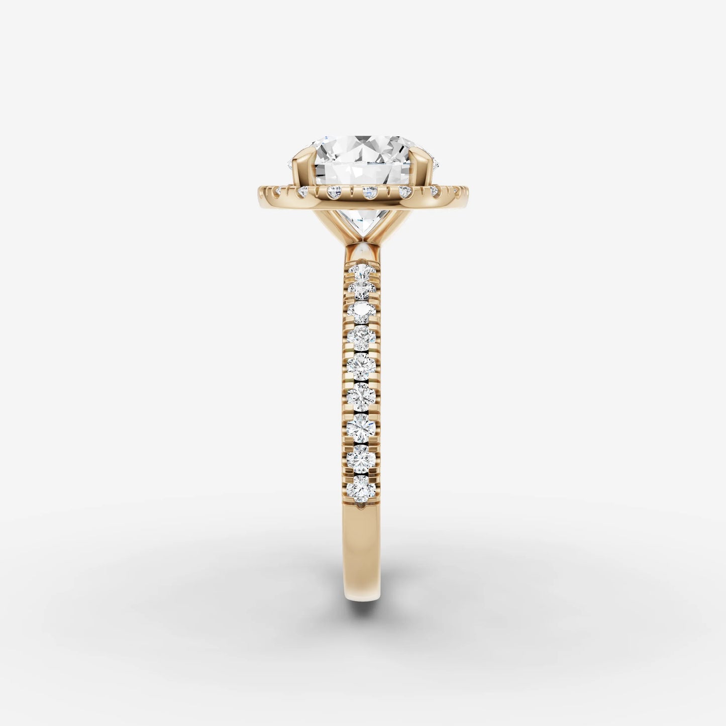 Halo & Pave - Round