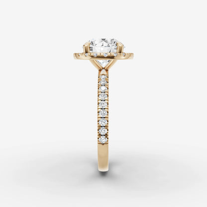 Halo & Pave - Round